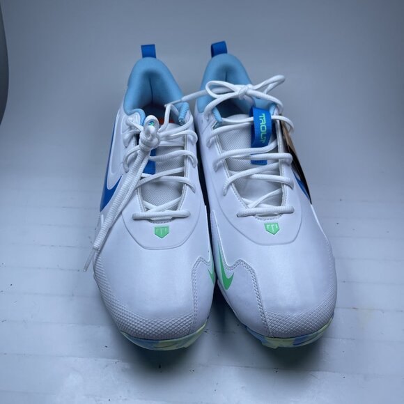 Nike Force Trout 9 Pro Baseball Cleats White Blue FB9728-101 Men’s Size 12 NEW - Picture 5 of 15